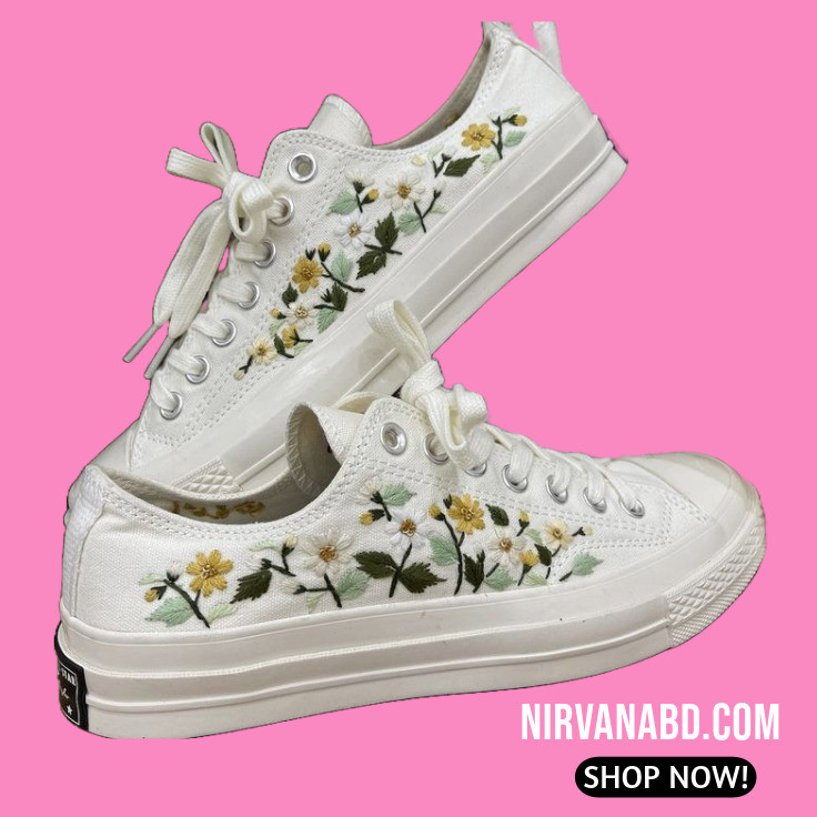 Tênis de noiva _Flores